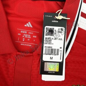 26-27曼联主场长袖球员 商品细节图