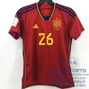 Adidas 2022西班牙国家队主场球迷版球衣 HL1970 — 商品实拍2