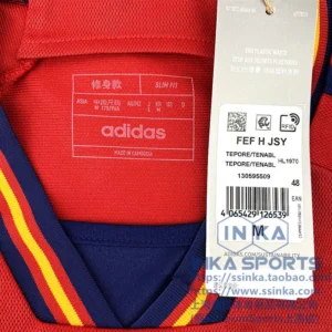 Adidas 2022西班牙国家队主场球迷版球衣 HL1970 — 商品实拍8