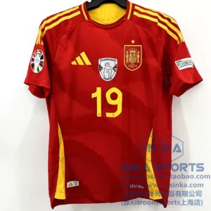 adidas 2024西班牙主场球员版球衣 IP9333（净球衣） — 商品实拍2